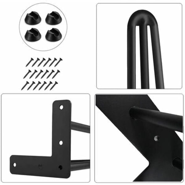 Hiusneulapöydän jalat, 60 cm, 4 kpl tee- set -itse metallihuonekalujalat vaatekaapin laatikot ja yöpöytä