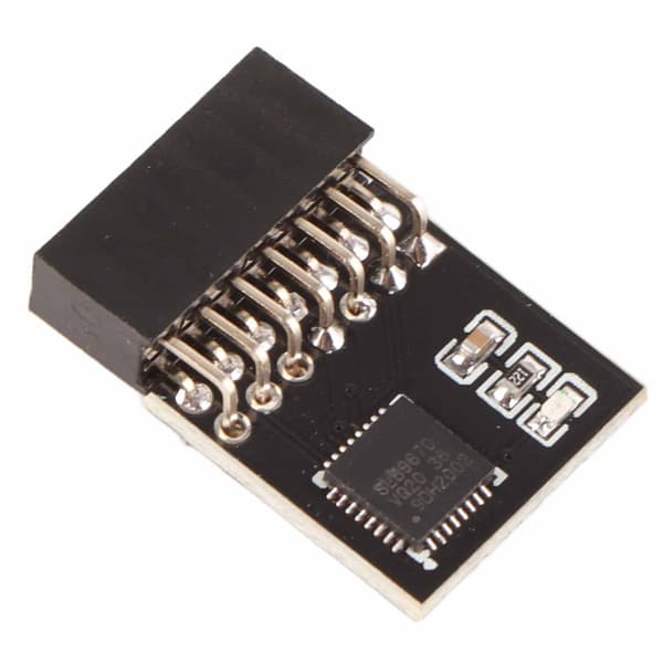 TPM 2.0 Modul 14Pin SPI Krypteringssikkerhetskort for ASUS Hovedkort