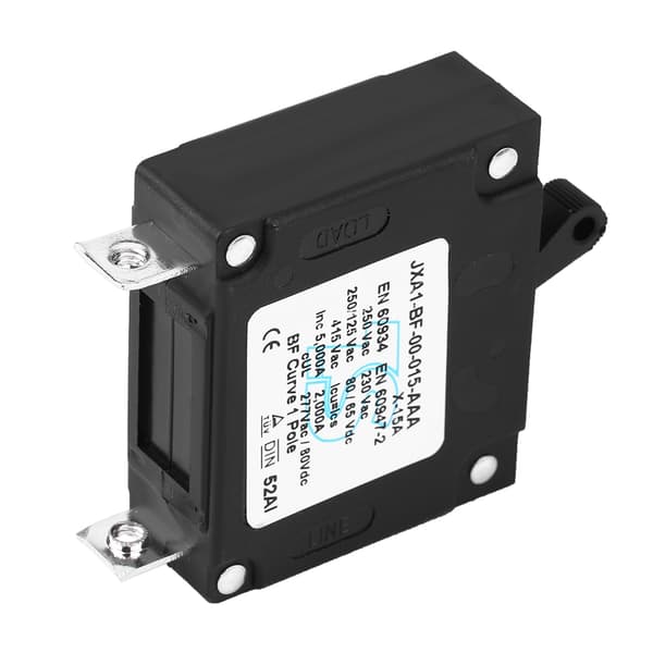 Holdbar DC AC Manuel ON Off Toggle Reset Switch Sikkerhedsafbryder 15A