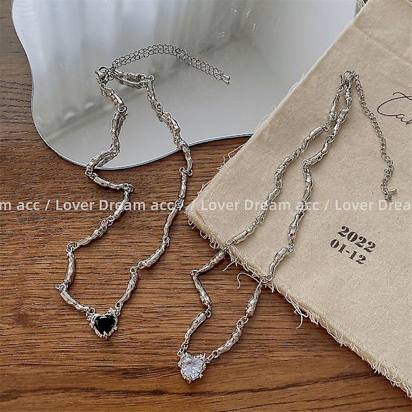 Halsband Heart Stud Summer Outfit Modesmycken Ac1541