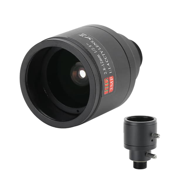 3MP Manuellt Zoom M12 Fäste Säkerhetskameralins