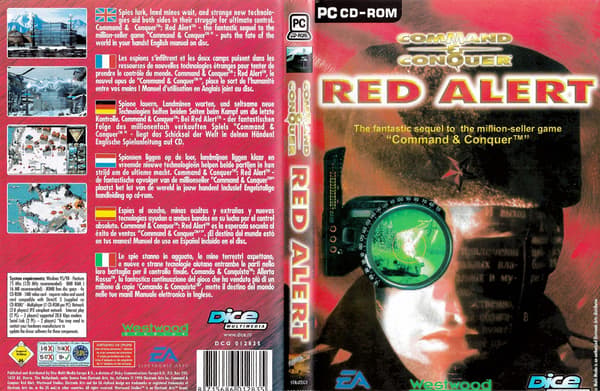 Command and Conquer Red Alert (PC) CD-skiva för PC CD-skiva för PC