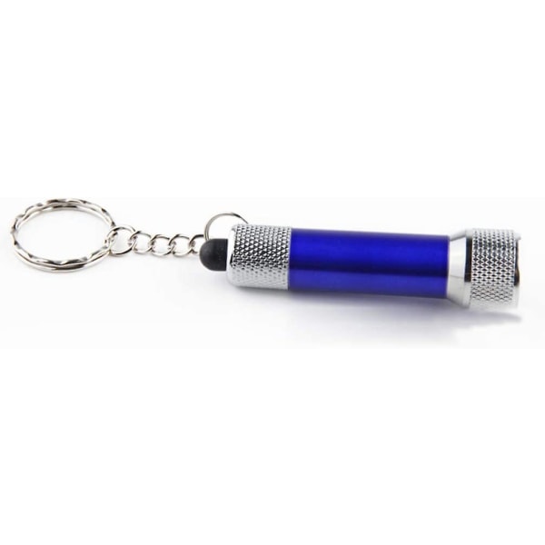 10 stk nøglering lommelygte bærbar mini lommelygte nøglering led nøglering lampe til vandreture Camping rejser