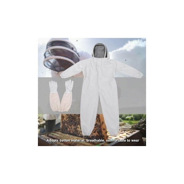 Rymddräkt XXL biodlingsutrustning vit förtjockad biodlingsutrustning biodlingsutrustning vit förtjockad biodling