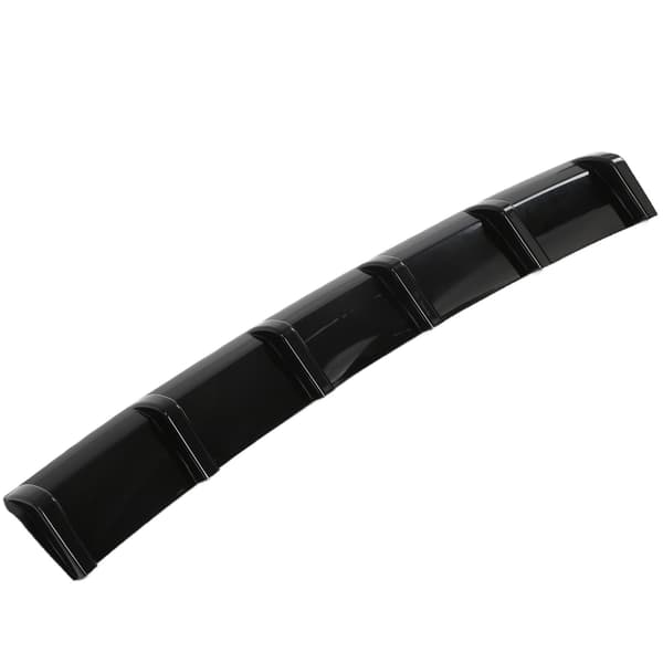 Blank Sort Universal Bagkofanger Diffuser Fin Spoiler Chassis Splitter Aerodynamisk Biltilbehør