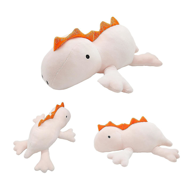 38 cm stor dinosaurieviktad plyschdocka leksak Tecknad gosedjursdocka Beige