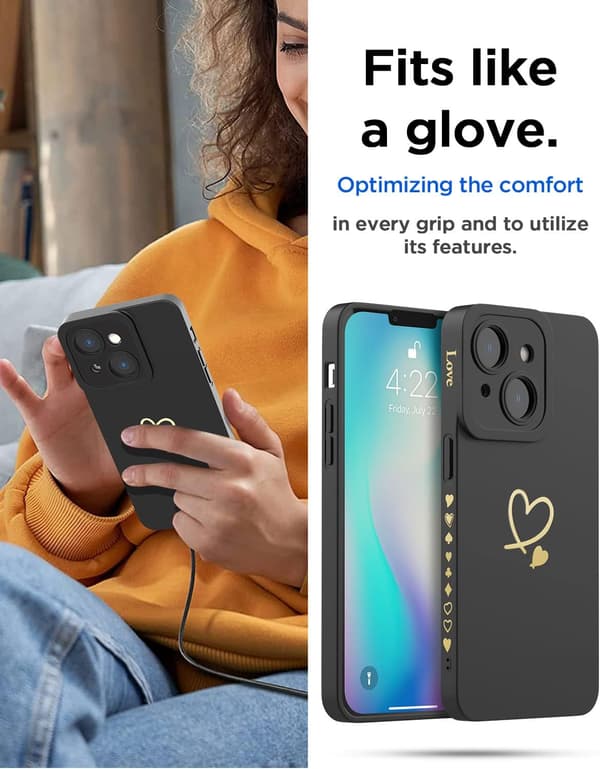Silikonecover til iPhone 14 Slim - Blød overflade - Ridsefast - I