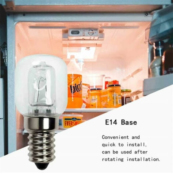 25W mikrovågsglödlampa E14-sockel säkerhetsugnsbelysning, hög temperaturbeständighet 500 ℃ högkvalitativ glödtråd, för Micr