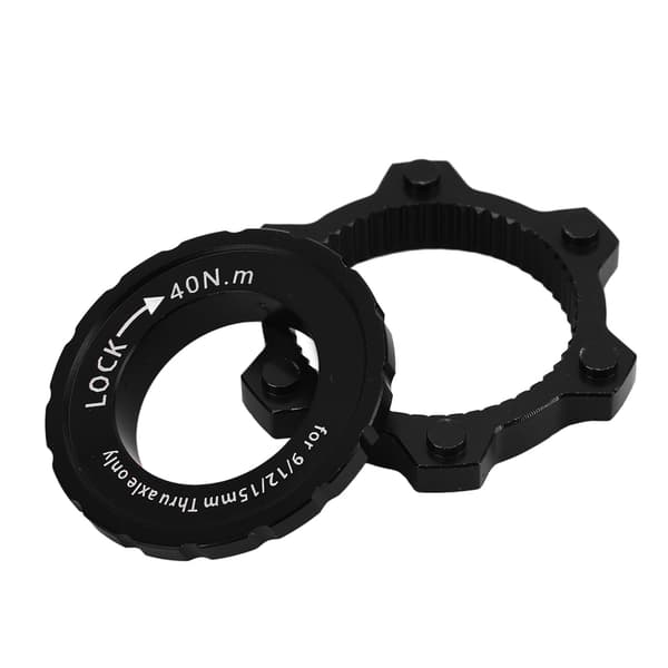 Sort Aluminiumlegering Center Lock til 6 Pin Skivebremse Adapter til CANSUCC Cykelnav