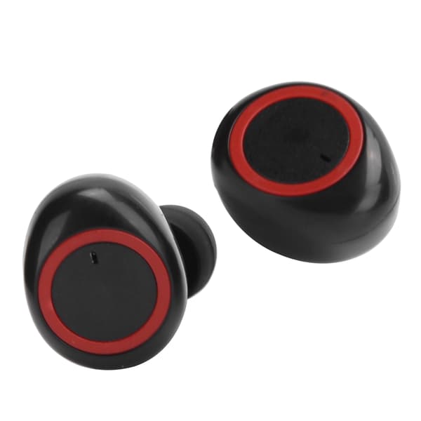 Y50 Trådløse Bluetooth Ørepropper Stereo Hovedtelefon Bluetooth 5.0 Headset Sort Rød