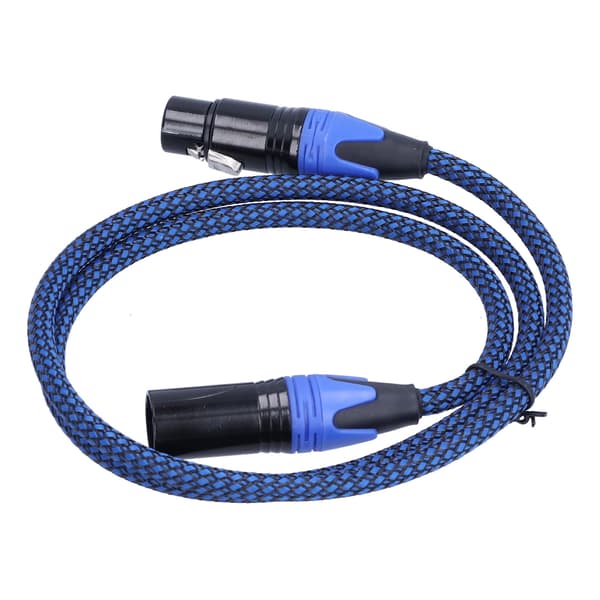 Profesjonell XLR-kabel hann til hunn balansert mikrofon lyd kobberleder 5m 16.4ft