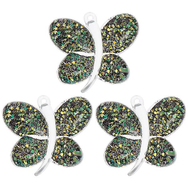 3kpl Butterfly Charms Safe Fine Fine Diy Akryyli perhoskoristeet Ornamentti