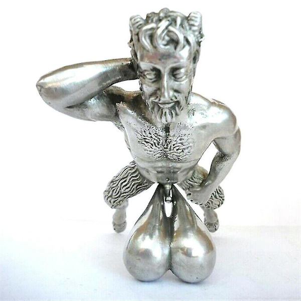 Dørklokke Harpiks Ornament Utendørs hage dekorasjon statue golden