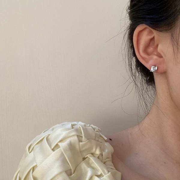 Örhängen 925 Silversmycken Geometry Stud Modesmycken Ac7922
