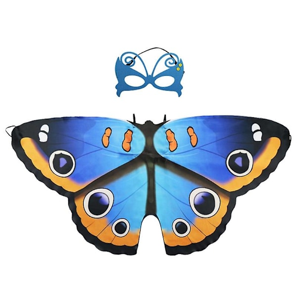Värikäs Butterfly Wing -asu toddler pukeutumiseen Fairy Wing 8