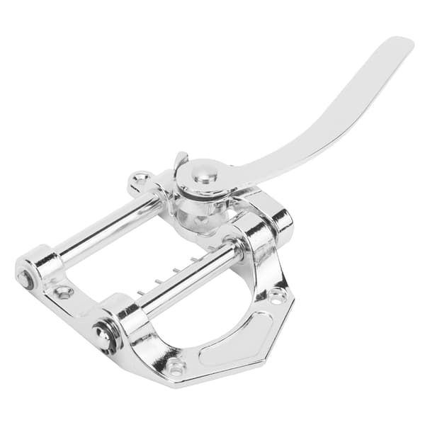 ES335 Elgitarr Vibrato Stall Tremolo Enhet Metall Tailpiece Stor Gungstång Silver