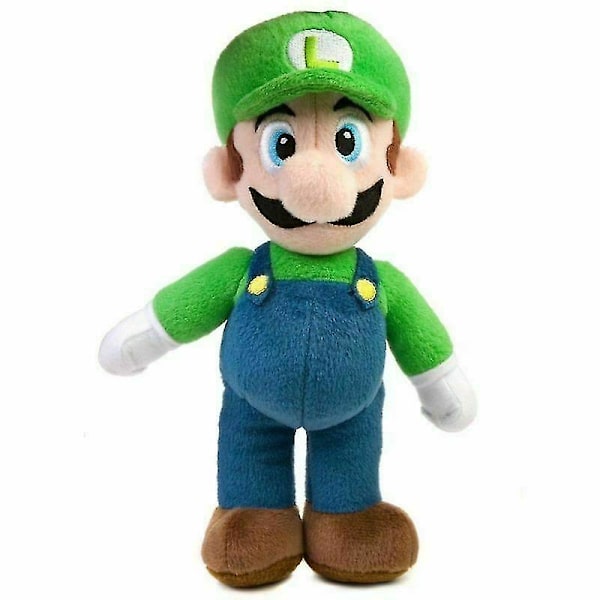 25 cm Super Mario Bros plysjdukke kosedyr kosedyr A green