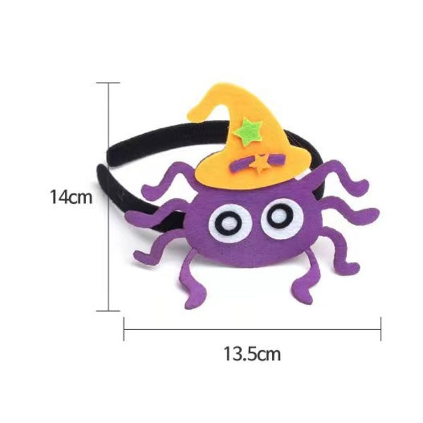 Hämähäkkipannan tuntumaiset rekvisiitat lapsille Halloween-pannan juhlallinen tunnelma asusteet spider
