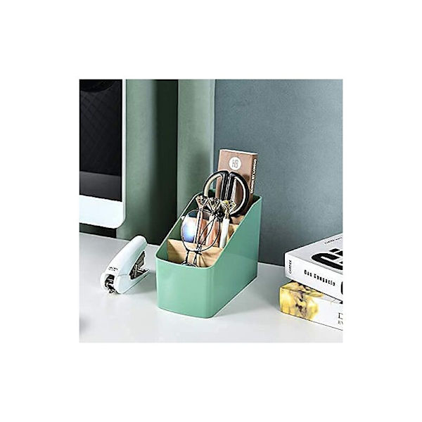Trä skrivbord förvaringsbox, mångsidig kontorsmaterial Organizer