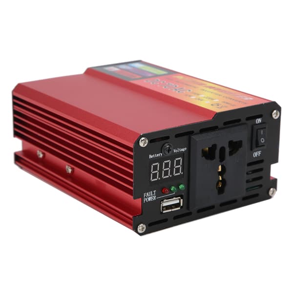 DC12V til AC220V 600W Digital Bilstrømomformer med LED-indikator
