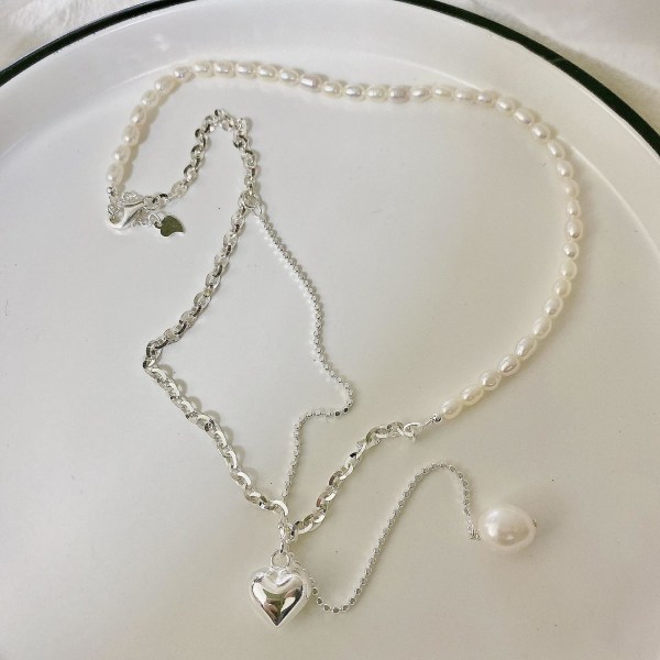 Necklaceheart Stud S925 Silver Fashion Jewelry Ac5265
