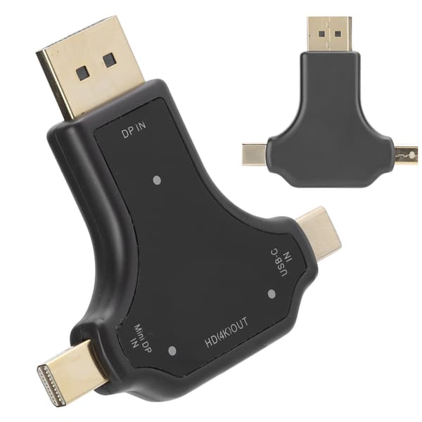 3 i 1 Multi Funksjonsadapter HD DP Mini DP til HDMI-konverter for Laptop Tilbehør D63A