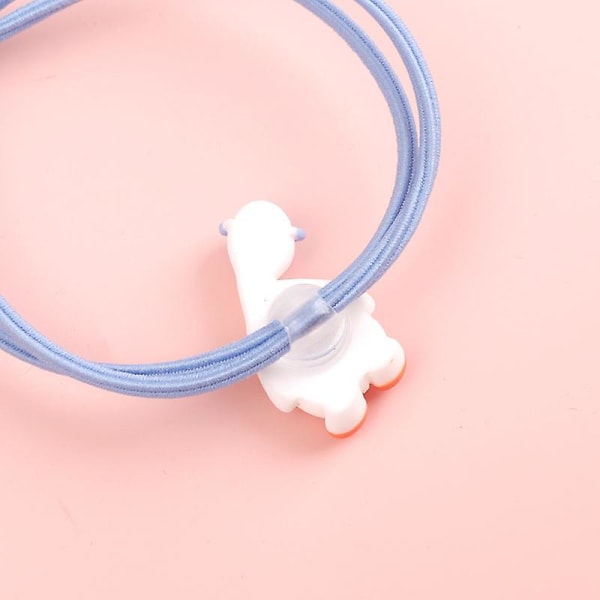 Søt and liten gummibånd Søt håndledd par armbånd stil dobbeltbruk kvinnelige hårnål Myk og Red  Blue
