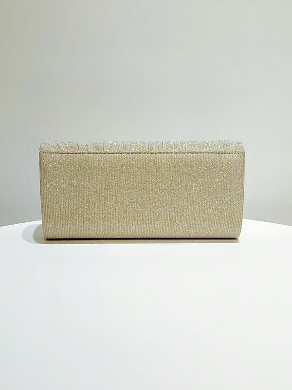 Kvinnors Aftonväskor Glänsande Rosett Clutch Bröllop Glitter Strass Clutch Party, Bal Handväskor