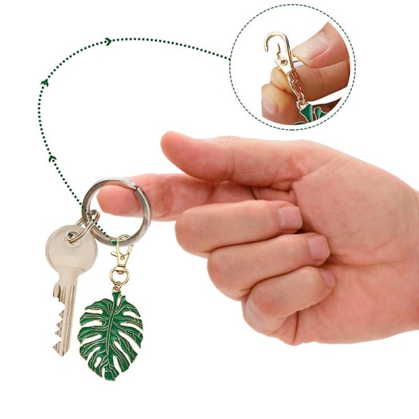 1 st Kreativ personlighet Mode Metall Nyckelring Nyckelhållare Fint hänge för förvaring Påse Skolväska Ryggsäck