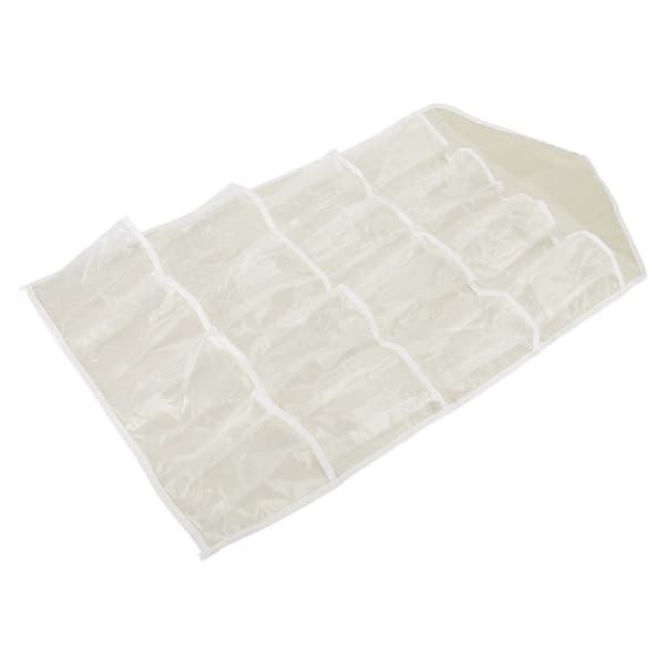 Hängande Förvaringsväska för Dörr Organizer Polyester Väggficka Hylla Beige för Sovrum Vardagsrum