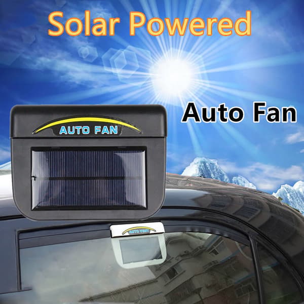 Universell Solar Bil Eksosvifte Automatisk Temperaturkjøler Lastebil Styling Tilbehør