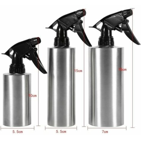 Sprayflaska Tom Sprayer Återfyllbar 304 rostfritt stål Handpressande vattenkanna Vattenkokare Vattenkokare Multi Functiona