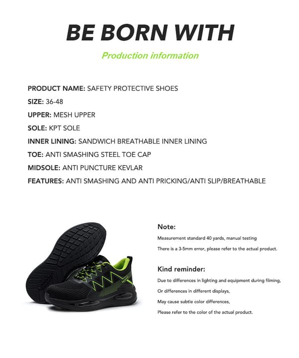 Arbejdssko til mænd Sikkerhedssko til mænd og kvinder, komfortable og lette arbejdssneakers, åndbare sikkerhedssko med stålkappe sort black 42