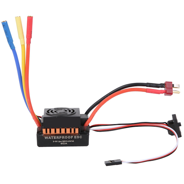 HOBBYFANS 60A Børsteløs ESC Sensorløs Elektronisk Hastighetskontroll 4.0 Bananhode RC Bil