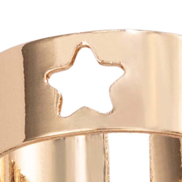 2st/ set Justerbara parringar Hjärta/måne/stjärna/delfinform Smycken Kreativt Utsökt öppna ringar för gåvor Silver 4