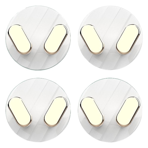 Krokar, power Linjekrok, krok för nycklar, handduk, köksredskap White