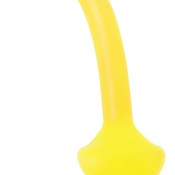Silikone Trækreb med Ét Ord, Elastisk, Justerbar, 10 lbs Trækstyrke, Brystudvider, Strækrem, Gul