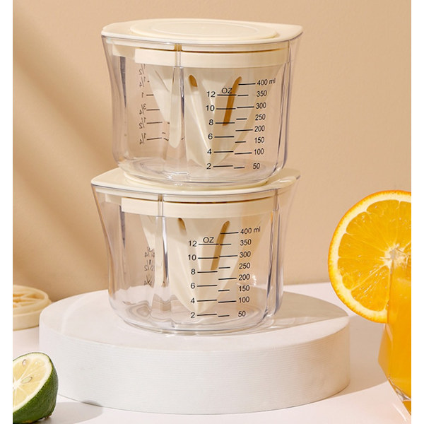 Manuell juicepress hushåll liten slagg juice separation apelsinjuice handpressad frukt bärbar citronpress (vitt ris),