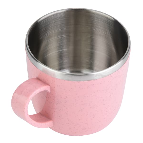 Rustfri Stål Pink Hvedestrå Kop