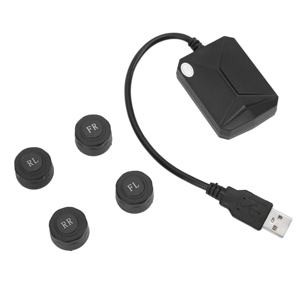 Trådløst dæktryksovervågningssystem 4 interne eksterne sensorer Android Navigation USB-interface Universal