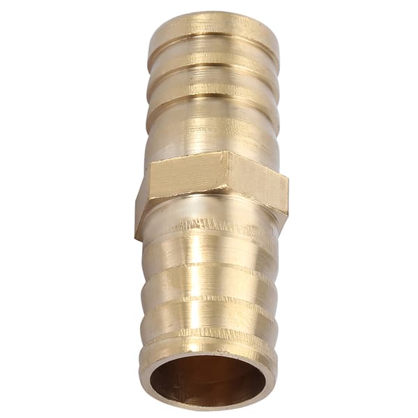 Messing Barbed Lige 2-vejs Rørforbindelse Rør Samling Fitting 6mm 8mm 10mm 12mm 14mm 16mm 20mm