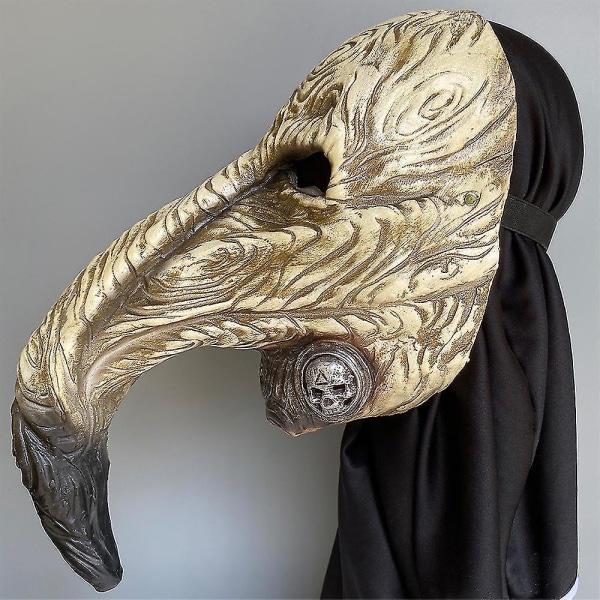 Halloween Steampunk Plague Doctor Fuglemaske Næb Cosplay Punk