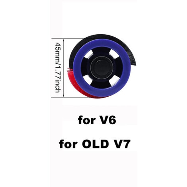 Erstatningsbørste for Dyson V6 Total Clean V6 Absolute V7 Vacuum (gammel versjon)