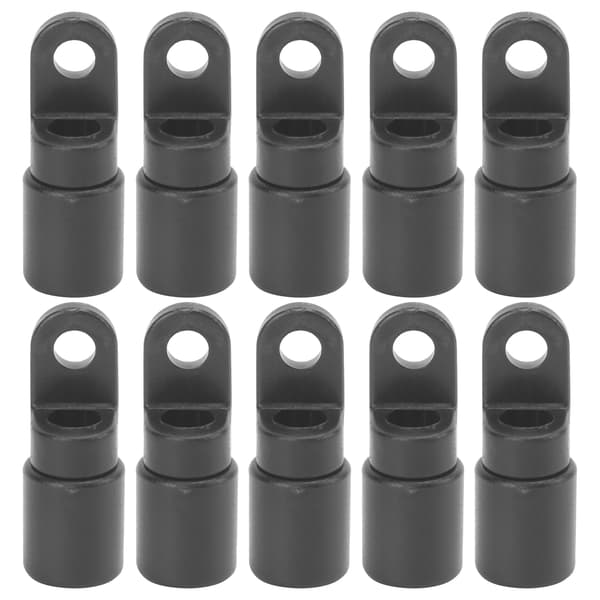 10-pack Bungee Shock Cord Hooks för kajaker och kanoter - Terminal End Tabbed Hooks