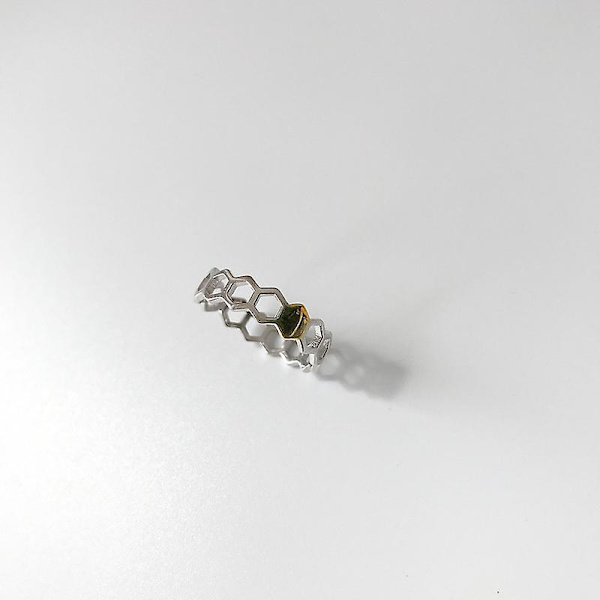 Ring Sølv S925 Justerbare Modesmykker Ac7353 Men