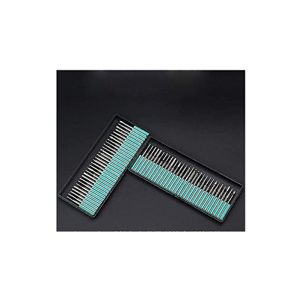 Diamantgratbits Boreglas metal ædelsten til slibning af roterende værktøj, 90 stk 1/8-tommer (3 mm)
