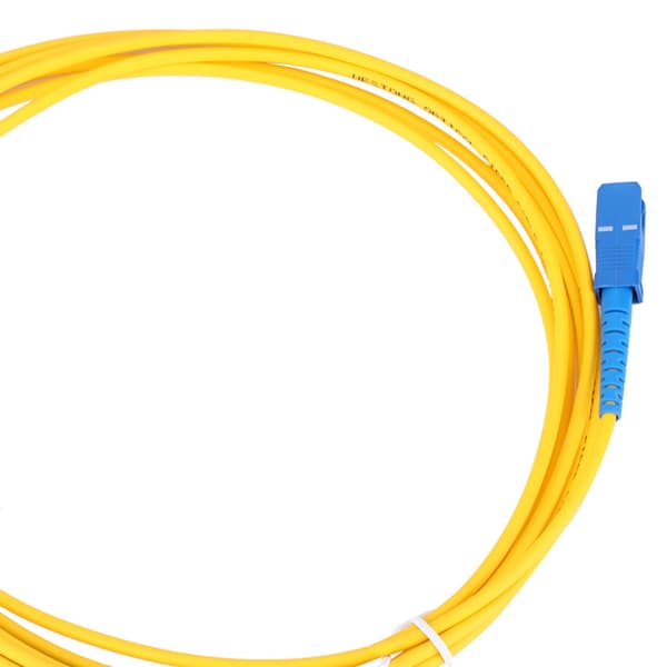 2 stk. 3m SC APC til SC UPC Single Mode Fiber Patch Kabel Jumper