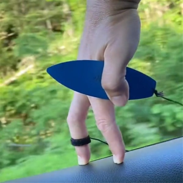 Mini Fingertop Surfboard Creative Finger Skateboard Green