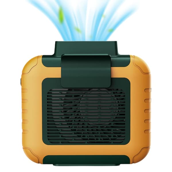 Håndfri Taljeventilator Mini Bælteventilator Bærbar Holdbar Hængeventilator til Rejser