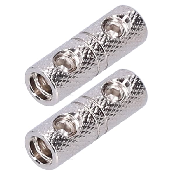 2 st 8 Gauge Strömkabel Förlängning Terminal Tråd Koppling Bil Ljudsystem